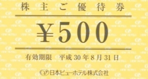 日本ビューホテル(6097)9